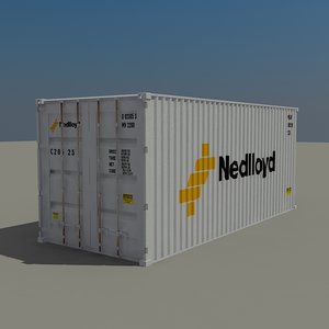 3d cargo container model