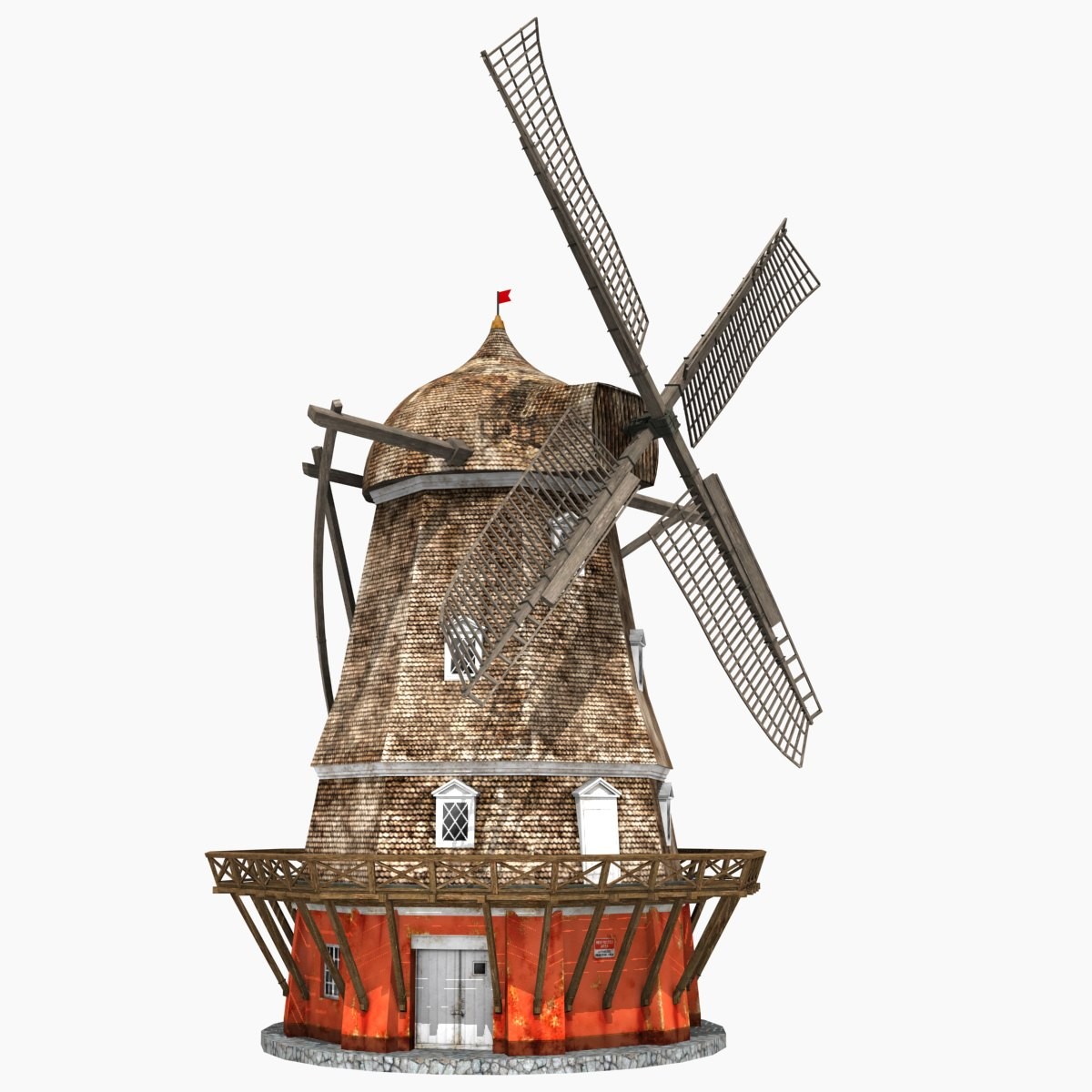  dutch  windmill 3ds