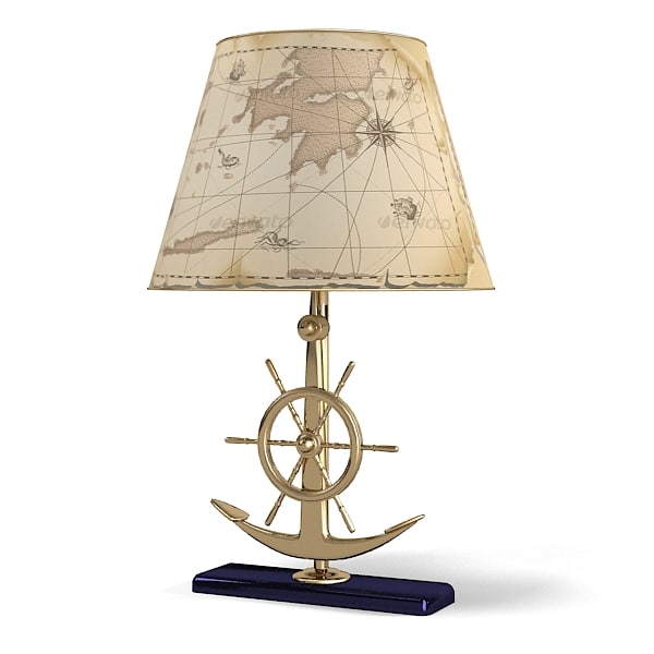 3dsmax Caroti Table Lamp, Sea Isle Floor Lamp