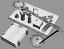 office equipment ip stationery 3d model