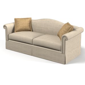 classic sofa soft 3d model