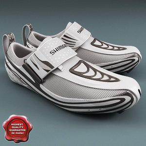 3d model sneakers shimano tr52