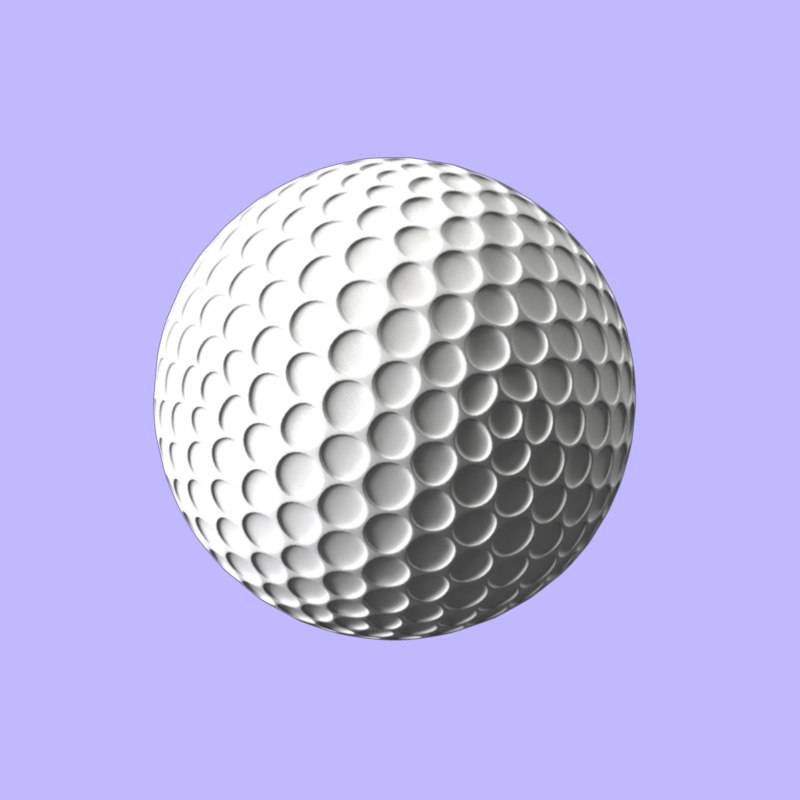 3d model golf ball