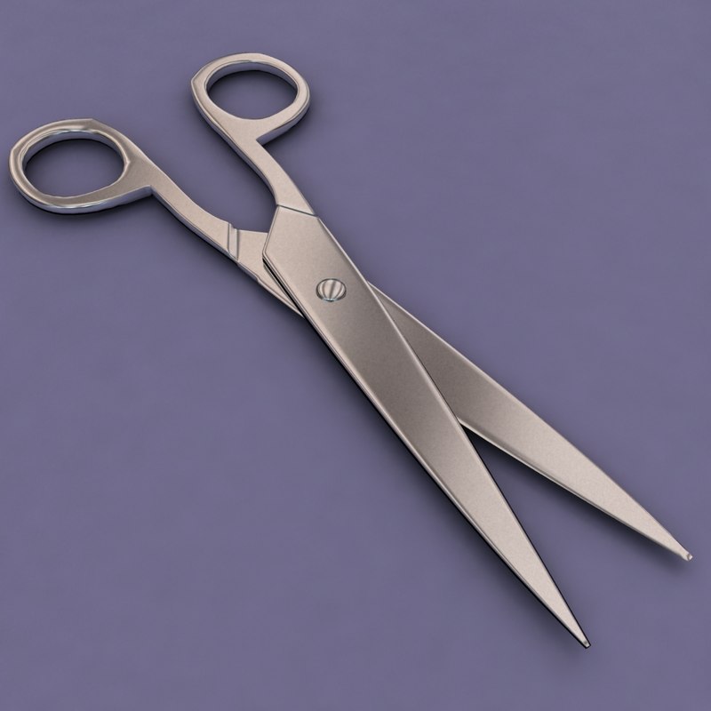 3d scissor model
