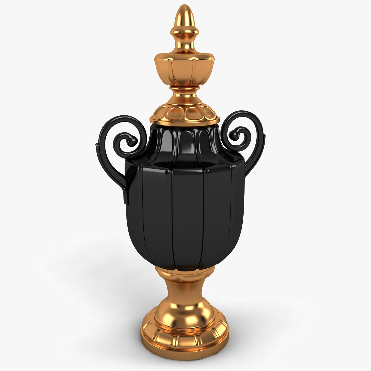3d urn decorative