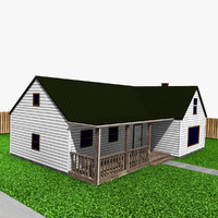 3d Model Cartoon House