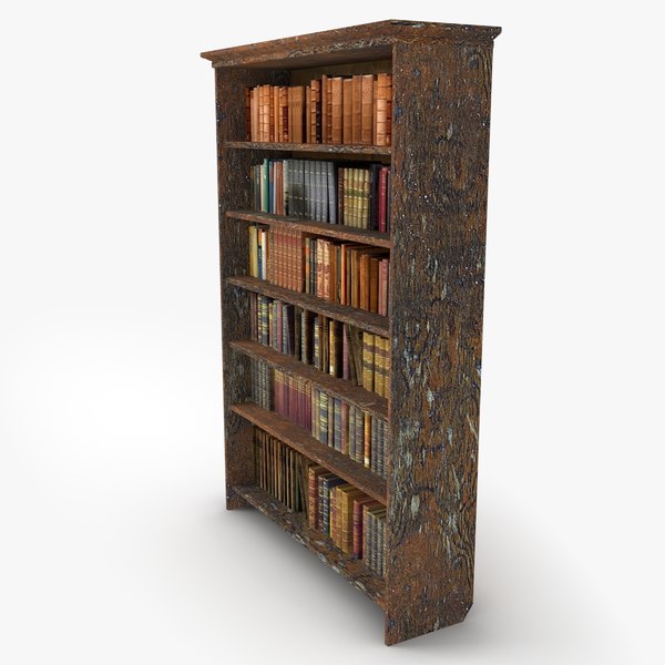 Antique Bookshelf 3d 3ds, Ralph Lauren Victorian Bookcase