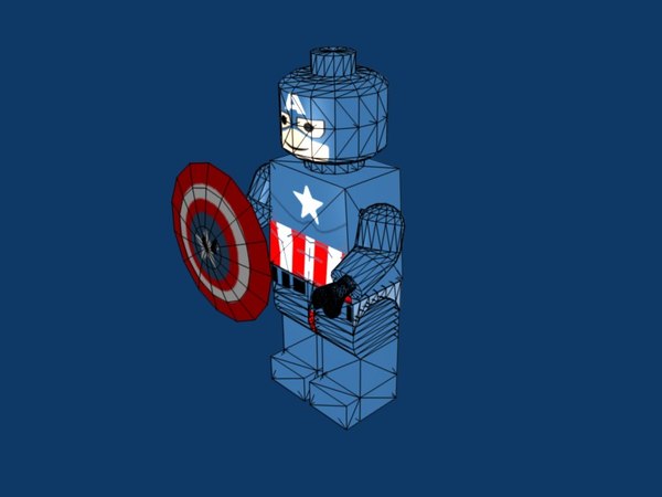 images of lego captain america