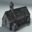 medieval church 3d model