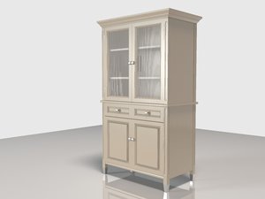door hutch cabinet 3d 3ds