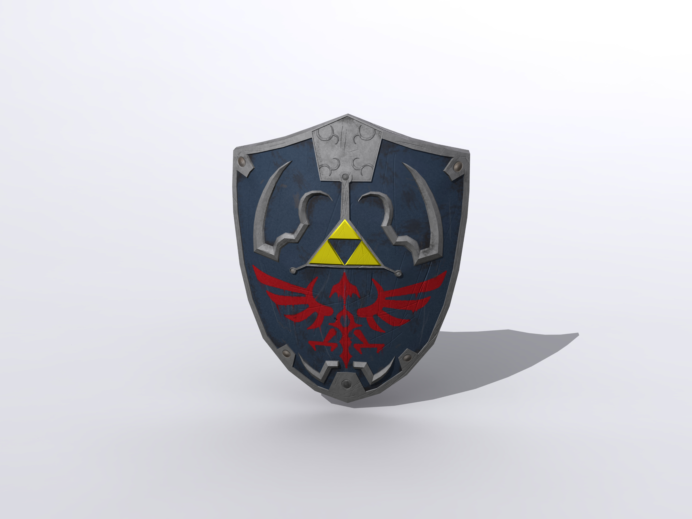 3d shield hylian