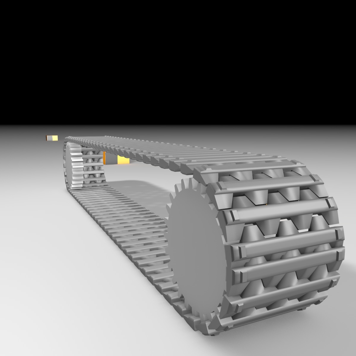 free military vehicle tank tracks 3d model