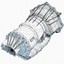 allison speed automatic transmission 3d model