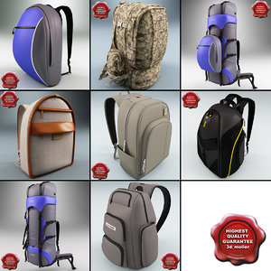 3d model backpacks v3