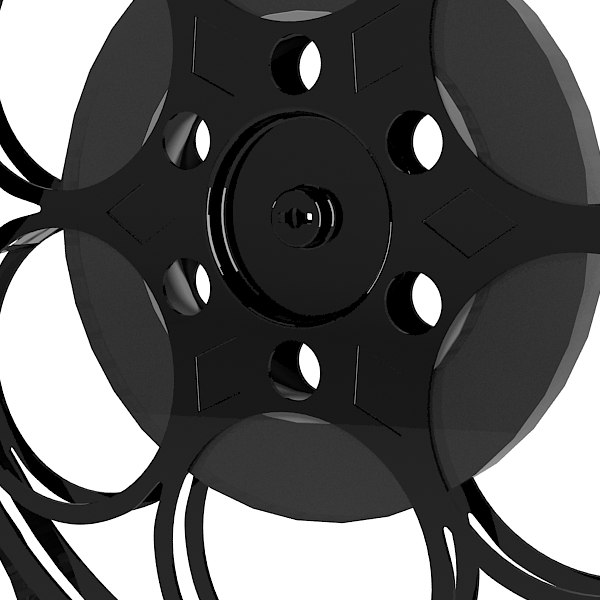 3d model tape bobbin reel