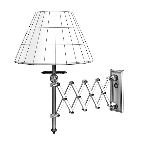 Wall Lamp Scissors 3d Model Wall Lamp Scissors 3d Model