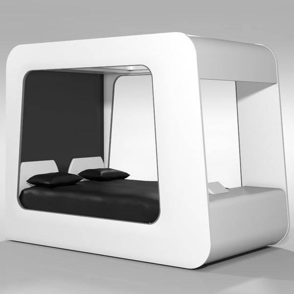 3d Model Futuristic Bed, Futuristic Bed Frame
