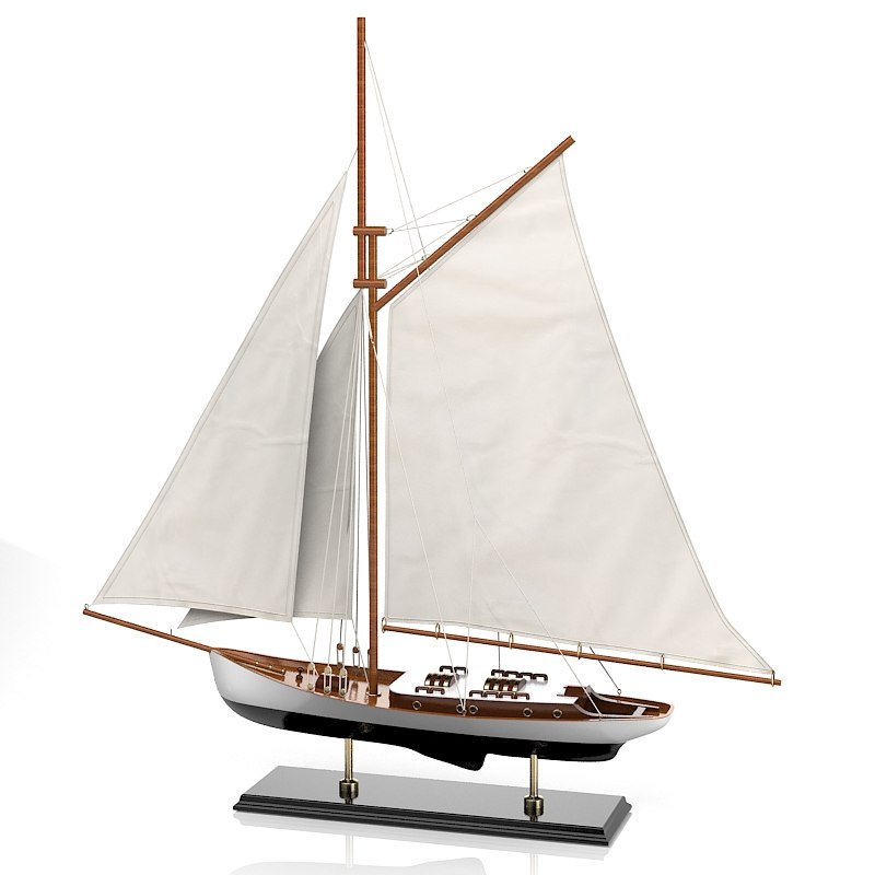 3d model of sailboat caroti 7491