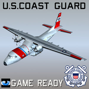 u s coast guard 3d model