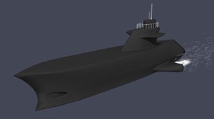 free submarine nautilus 3d model