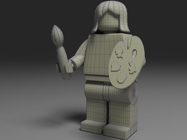 painter lego minifigure