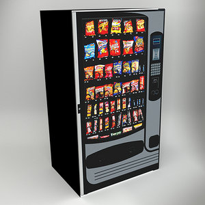 3d model of vending machines