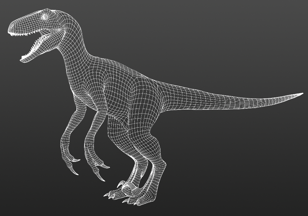 velociraptor jurassic park 3d ma