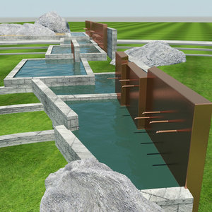 3d water feature