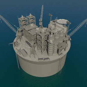 floating oil rig max