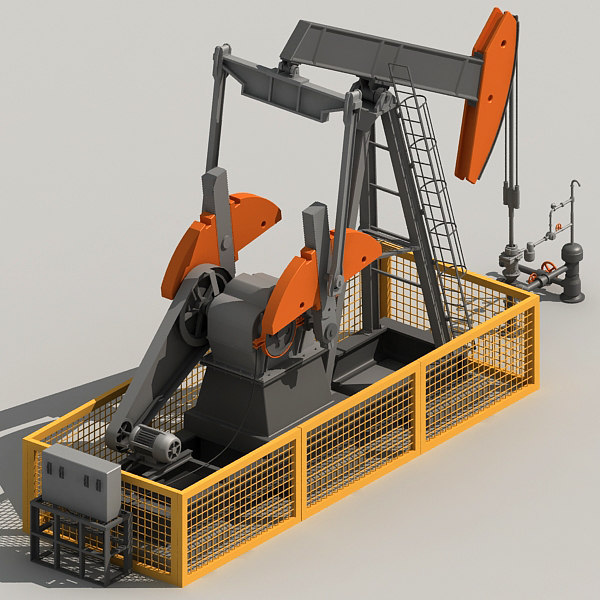 3d oil pump jack