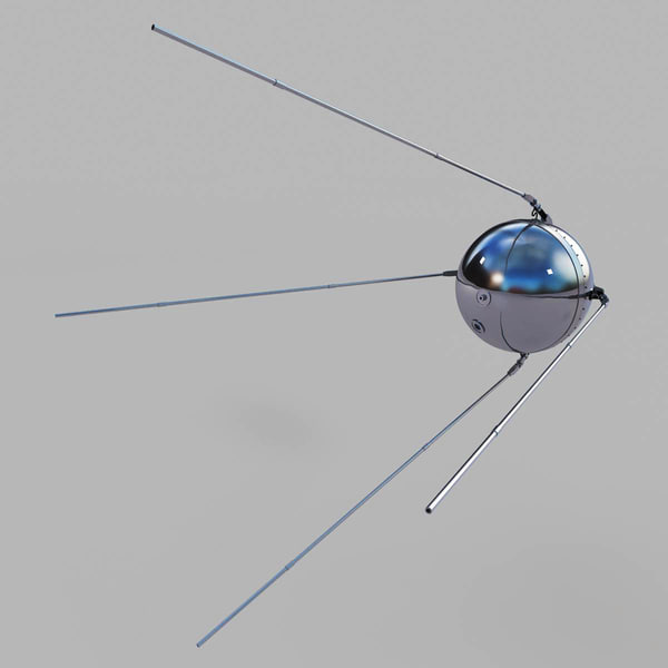 sputnik 1 3d model