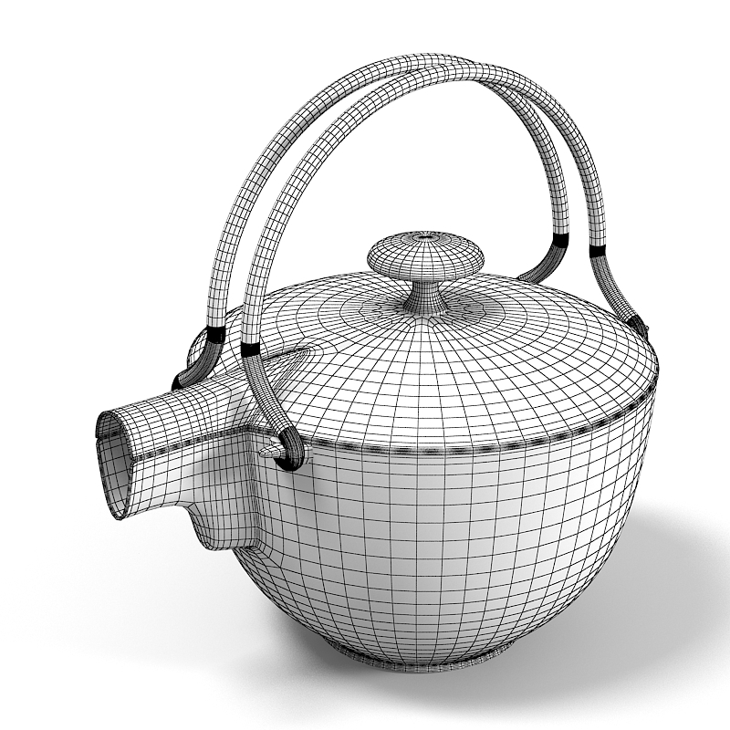 3d teapot kettle designer model