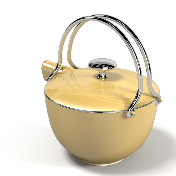 3d teapot kettle designer model