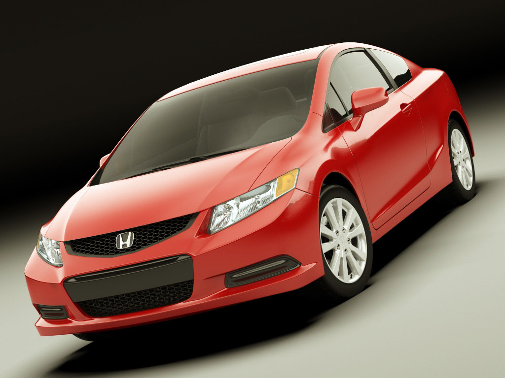 Honda civic 3d model