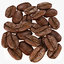 3d coffee beans