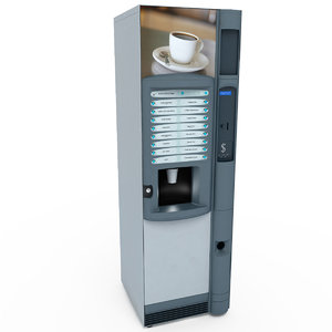 3ds max coffee vending machine v1