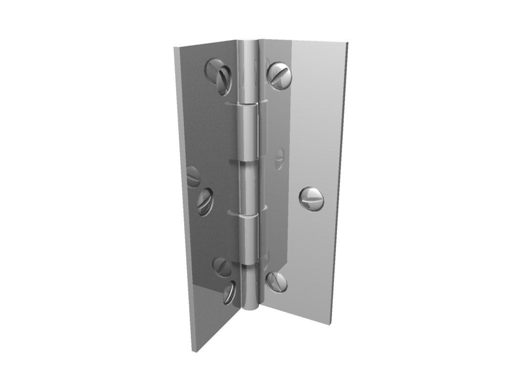 3d model door hinge