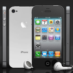apple iphone 4s phone 3d model
