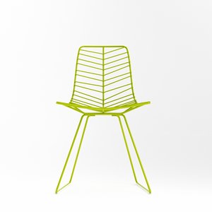 3d model leaf chair arper