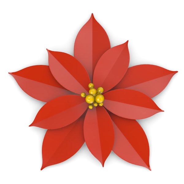 decorative flower 3d model