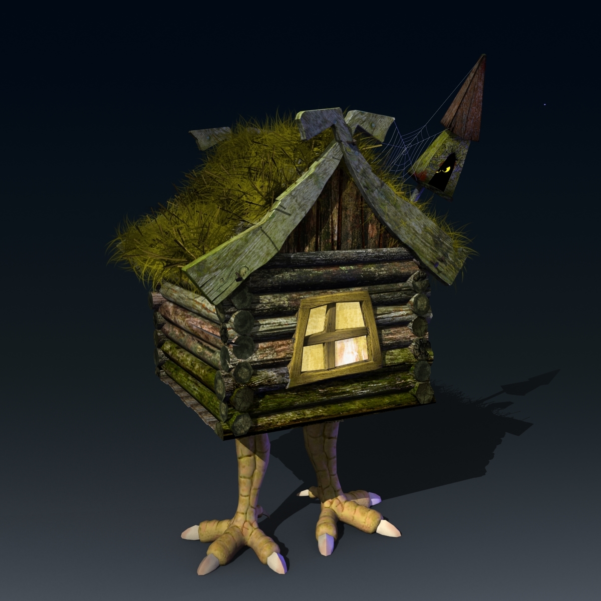 house chicken legs 3d max