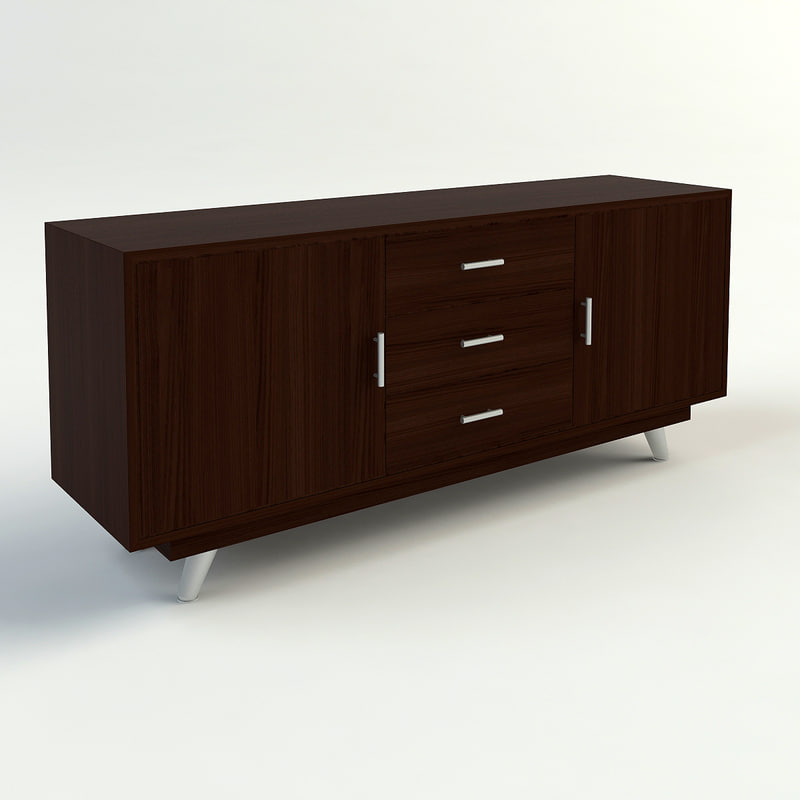 credenza 3d max