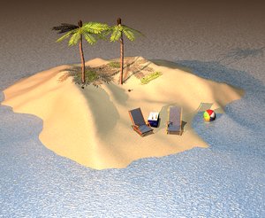 island 3d model