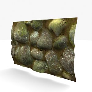 tileable mossy rock wall tiles 3d max