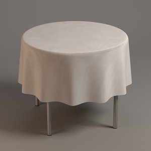 table tableclothes 3d model