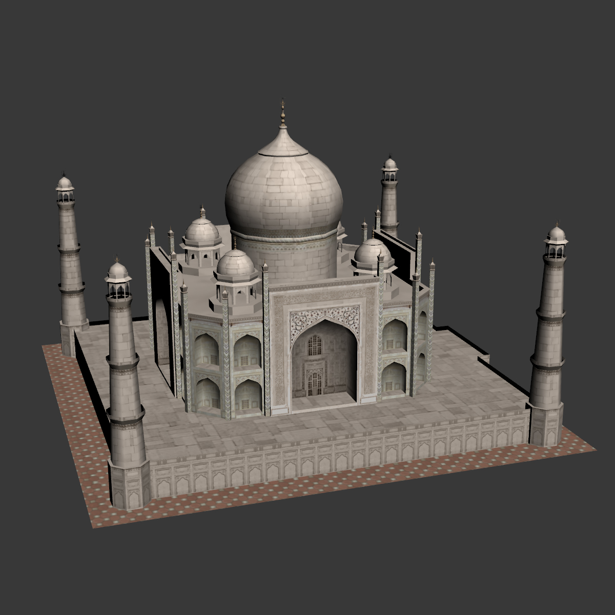 Taj Mahal 3d Max