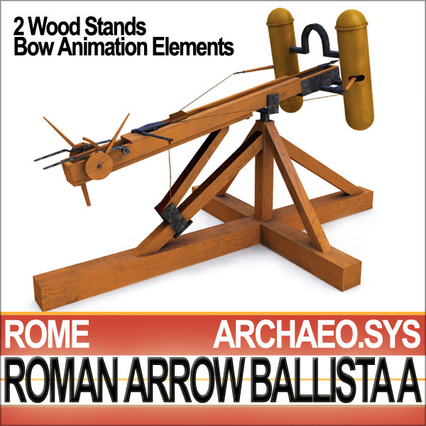 3d artillery arrow ballista model