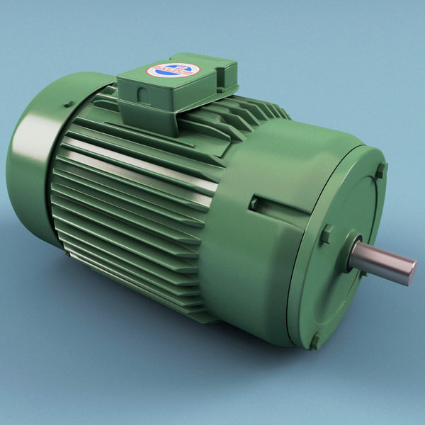 3d model of electric motors