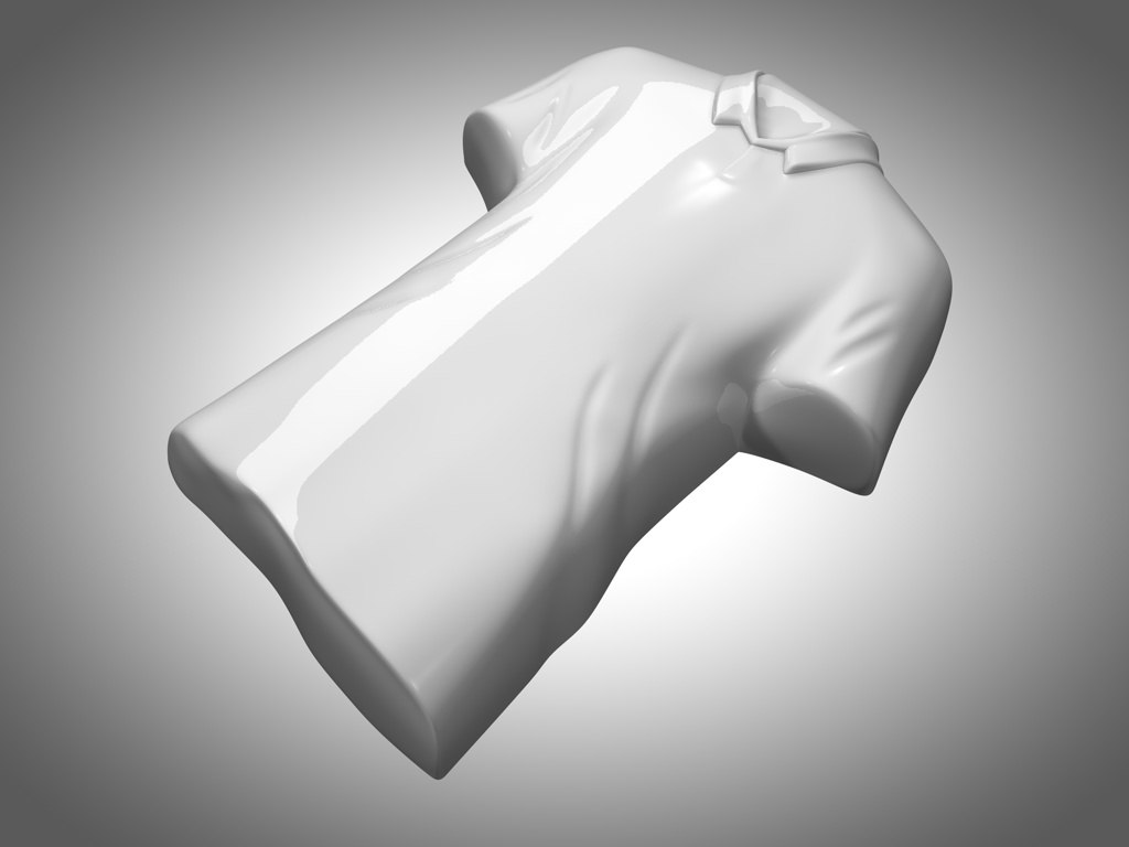 c4d vacuum formed tshirt
