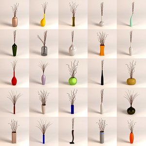 3d 3ds vases decoration